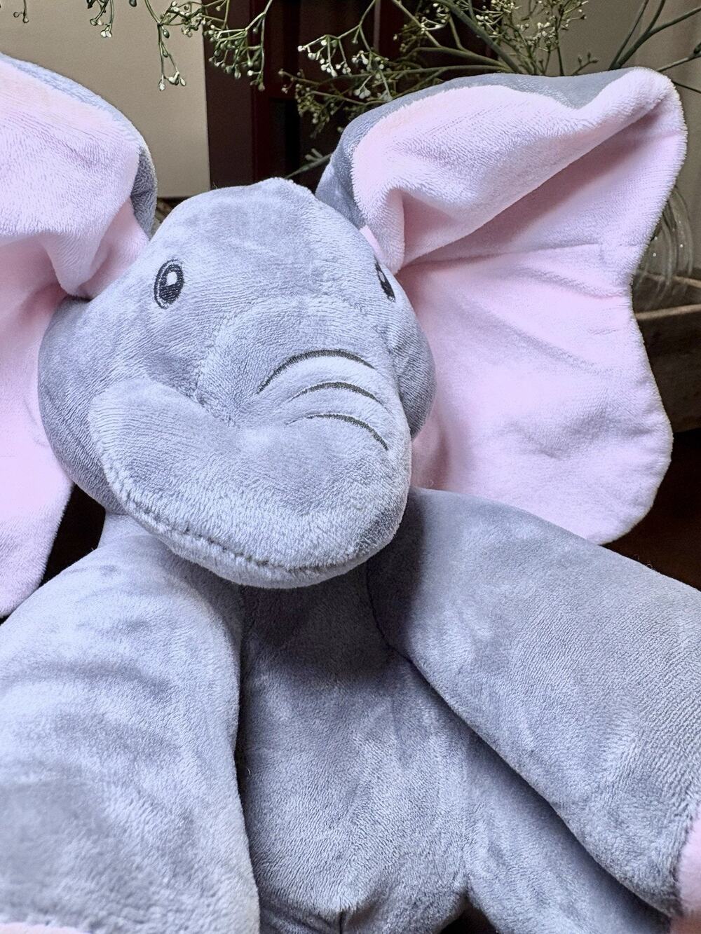 🐘 Peek-A-Boo Interactive Musical Elephant Stuffed Animal Plush Toy (Tested)
